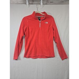 The North Face Coral 1/4 Zip Fleece‎ Pullover Women's Size Medium Polyester